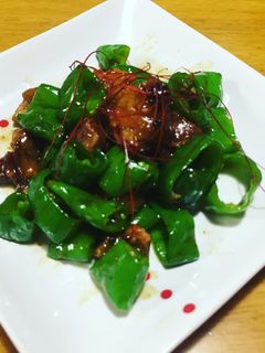焼き鳥缶と青唐辛子炒め-レシピのメイン写真
