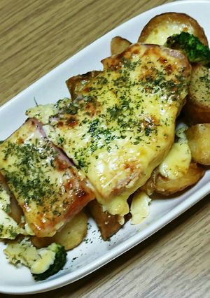 厚切りベーコンとポテトのマヨネーズ焼き♪-レシピのメイン写真