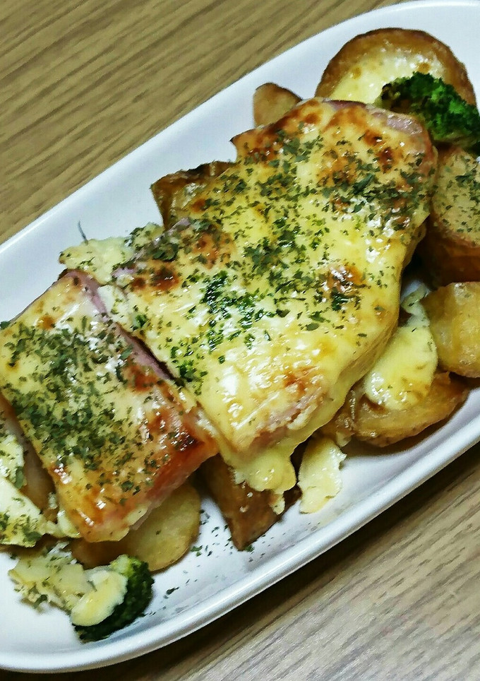 厚切りベーコンとポテトのマヨネーズ焼き♪-レシピのメイン写真