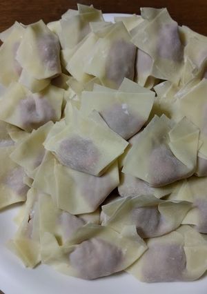 基本 ワンタンの包み方-レシピのメイン写真