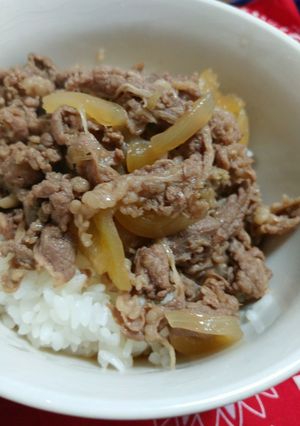 ☆がっつり~子供も喜ぶ牛丼☆-レシピのメイン写真