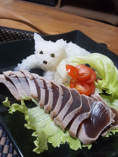 カツオのたたきサラダと大根おろし-レシピのメイン写真