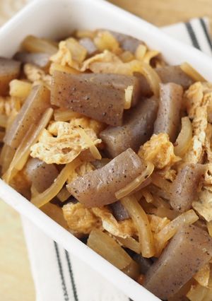 簡単常備菜！こんにゃく大根のごま油炒め-レシピのメイン写真