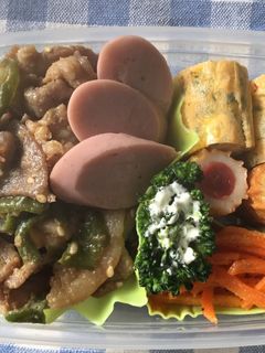 お弁当☆豚肉とピーマンの味噌炒め-レシピのメイン写真