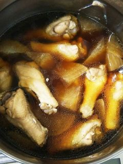 メープルシロップで鶏と大根の煮物♪-レシピのメイン写真