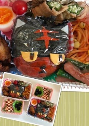 ポケモンニャビーおにぎり☆遠足キャラ弁-レシピのメイン写真