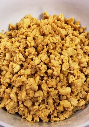 冷凍豆腐でしっとりネギそぼろ♪-レシピのメイン写真