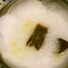 รูปของ 猿も作れる アンチョビ粥 +オリーブ油