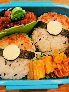ポケモン*モンスターボール*弁当*幼稚園-レシピのメイン写真