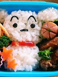 クレヨンしんちゃん*シロ*弁当*幼稚園-レシピのメイン写真