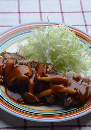 豚ヒレソテーきのこソース-レシピのメイン写真