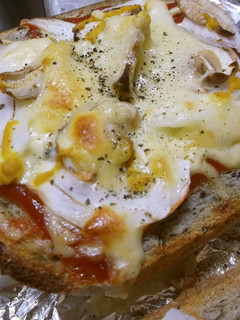 しいたけのピザ風トースト-レシピのメイン写真