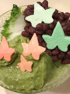 抹茶マスカルポーネ小豆かき氷-レシピのメイン写真