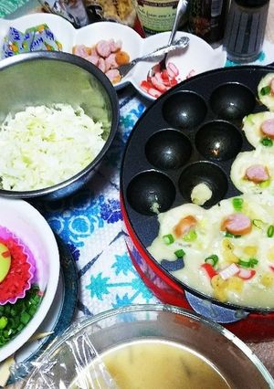 娘のリクエストφ(^Д^ )たこ焼き❤️-レシピのメイン写真