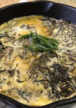 糸島産ふともずくの卵とじ-レシピのメイン写真