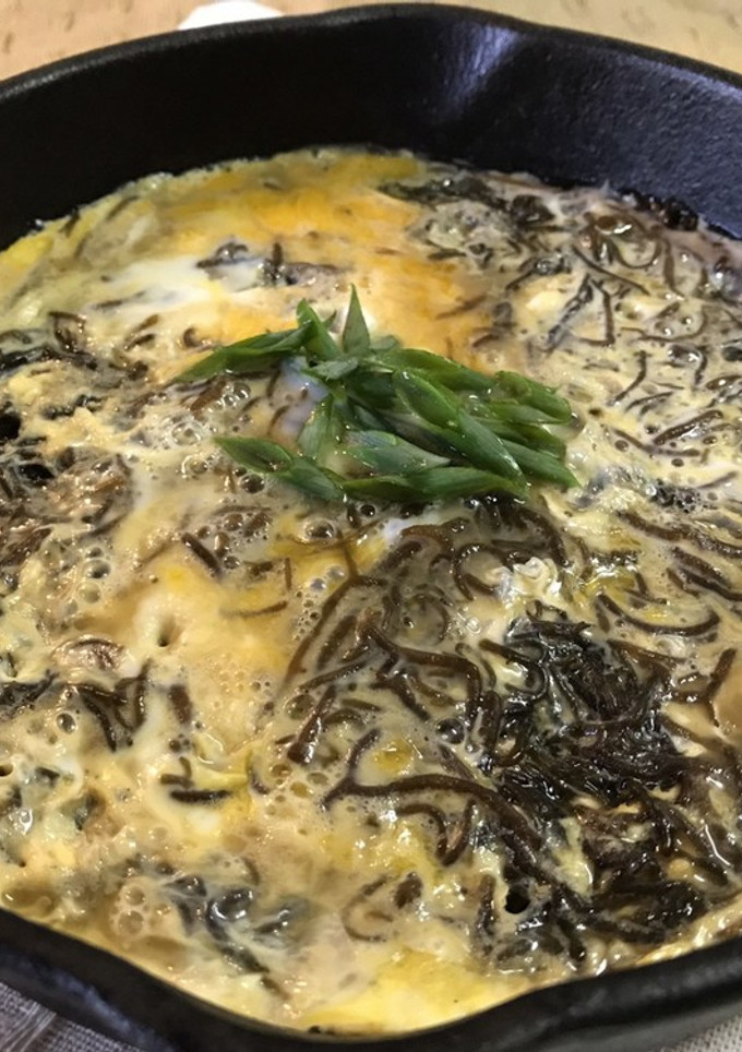 糸島産ふともずくの卵とじ-レシピのメイン写真