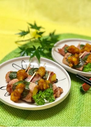 パイナップルのベーコン巻き-レシピのメイン写真