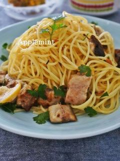 さんまのペペロンチーノ風パスタ-レシピのメイン写真
