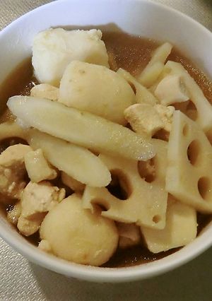 鶏むね肉と根菜の、具沢山あったかスープ-レシピのメイン写真
