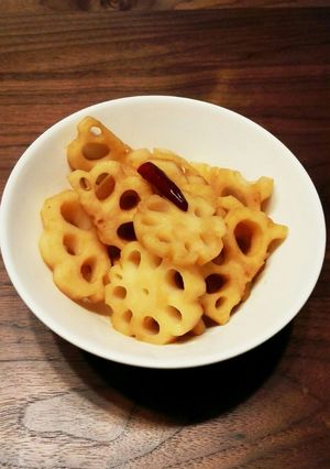 定番。レンコンの酒煮-レシピのメイン写真
