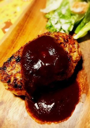基本のハンバーグ-レシピのメイン写真