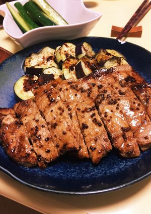 バルサミコ酢で♪絶品ポークソテー-レシピのメイン写真