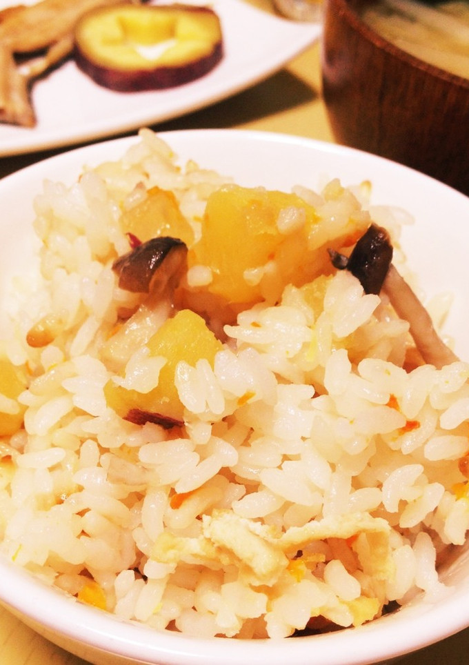 ほんのり甘くてほっこり♡さつまいもご飯-レシピのメイン写真