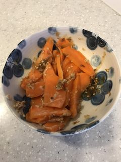 5分でできる!人参のおかかマヨ和え-レシピのメイン写真