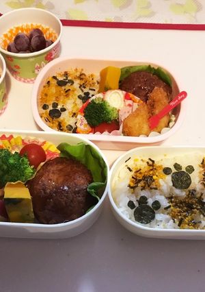 かわいいふりかけの掛け方-レシピのメイン写真