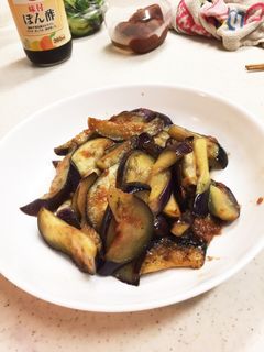 なすの梅ポン炒め-レシピのメイン写真
