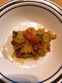 鯖とごぼうのトマト煮込み-レシピのメイン写真