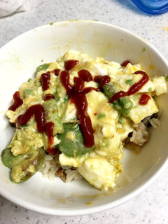 豆腐 アボカドでクリーミー卵丼-レシピのメイン写真