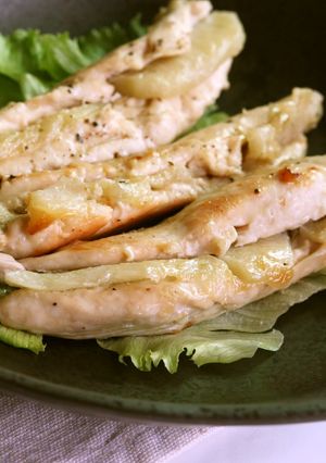 鶏ささみのアップルサンド焼き-レシピのメイン写真