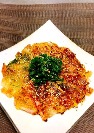 そうめんかぼちゃとチーズのチヂミ風焼き-レシピのメイン写真