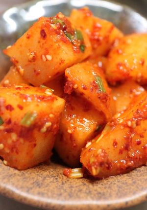 梨カクテキ 韓国家庭料理-レシピのメイン写真