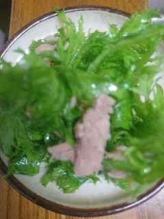簡単 わさび菜とツナのサラダ-レシピのメイン写真