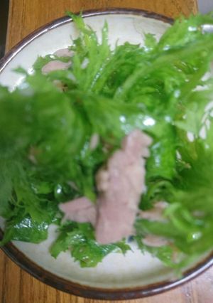 簡単 わさび菜とツナのサラダ-レシピのメイン写真