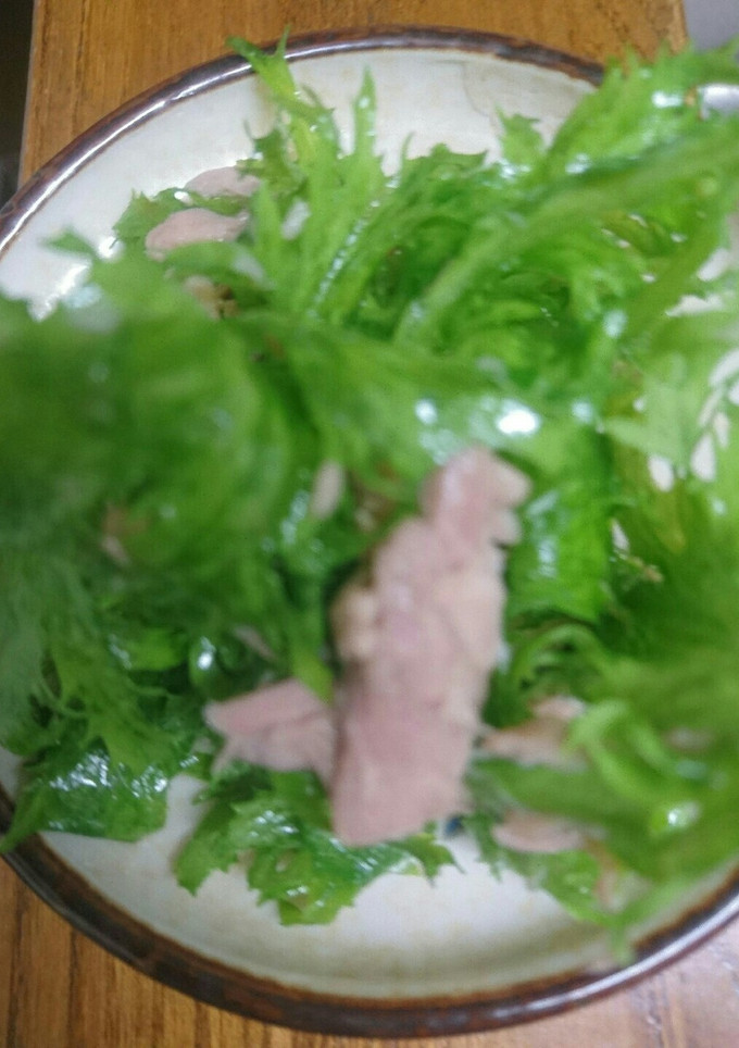 簡単 わさび菜とツナのサラダ-レシピのメイン写真