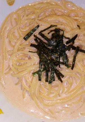 簡単！とろ〜り、濃厚たらこクリームパスタ-レシピのメイン写真