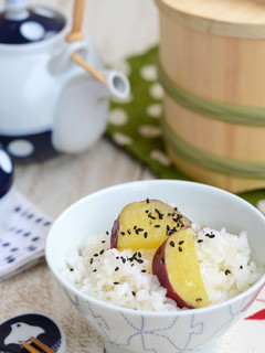 秋の味覚さつま芋ご飯-レシピのメイン写真