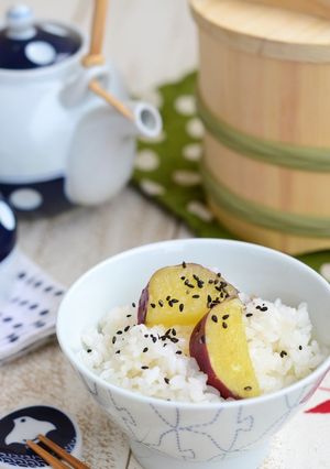 秋の味覚さつま芋ご飯-レシピのメイン写真