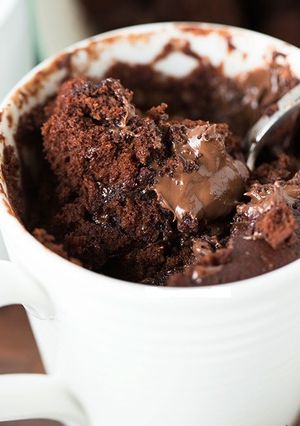 レンジで70秒大さじでマグカップケーキ♥-レシピのメイン写真