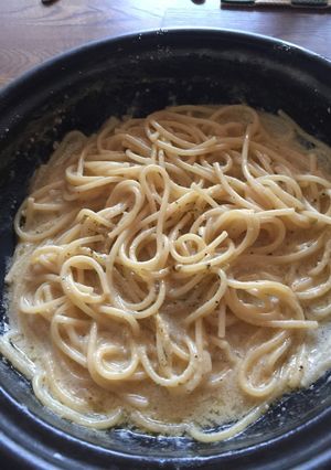 残った出汁でカルボナーラもどき-レシピのメイン写真