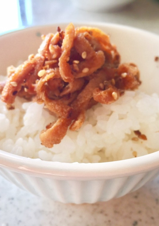 超簡単！焼肉のタレで油揚げのご飯のお供-レシピのメイン写真