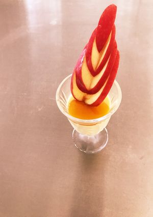 マンゴープリンア・ラ・モード-レシピのメイン写真