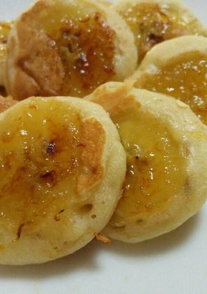 赤ちゃんの♡焼きバナナパンケーキ-レシピのメイン写真