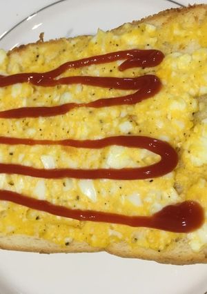 喫茶店風たまごトースト-レシピのメイン写真