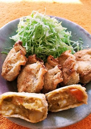 簡単おあげカレーコロッケ-レシピのメイン写真