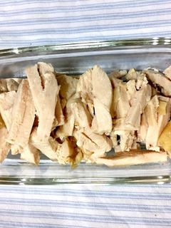 蒸し鶏-レシピのメイン写真