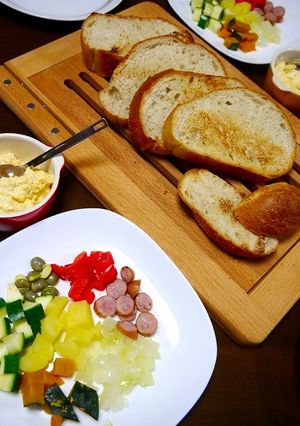 朝食！ブルスッケタ☆楽しいセルフ♪-レシピのメイン写真
